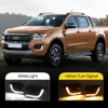 1 coppia DRL Fog Lamp LED LED Light Day Light Day Light con segnale di svolta per Ford Ranger Wildtrak 2019 2020