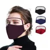 2 en 1 Máscara de protección facial Pantalla de plástico Protección facial completa Máscara de diseñador Antipolvo Máscara protectora antiniebla Escudo T2I51054