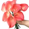 Real Touch PU Calla Lily Flowers Artificiale Natual Looking Callas per bouquet da sposa