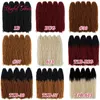 DIY Dreadlocks ombre blonde Crochet hair extensions long synthetic hair weave 18Inch braiding hair Sister Micro Locks straight faux locs