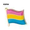 Arco-íris Pin LGBT Badge Pride Lapel Pin Pride Bissexual Rainbow Badge Pins Broche 10pcs