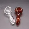 4 Inch Glass Spoon Pipes for Smoking High Quality Hand Water Pipe Bubblers Dry Herb Tabacco