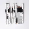 MENOW Brand Makeup Silky Wood Cosmetic White Eyeliner Pencil Silkworm Highlight Pen 12 pcs/set Waterproof Eye Liner P112