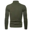 2019 Nya Höstmän Tröjor Casual Male Turtleneck Människans Solid Sticka SHIRTS Slim Brand Clothing Sweater Leisure Tops S-XXL