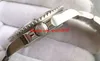 Calendrier de la montre de luxe 40mm Silver en acier inoxydable céramique lunette rose Cadran 116610 Mode automatique Mode Montre-bracelet pour homme