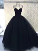 로얄 블루 럭셔리 섹시한 공 가운 Quinceanera 드레스 스팽글 스웨트 비즈 스팽글 달콤한 16 드레스 Vestidos de Quinceañera Robes