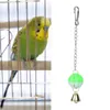 Parrot Leksaker Pet Bird Parakeet Climb Bite Chew Hängande Swing Bell Ball Toy