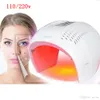 2020 Nuovi 4 colori Rosso blu Luce infrarossa PDT LED Terapia della luce Acne Lentiggine Rimozione Sbiancamento fotone led ringiovanimento della pelle macchina di bellezza