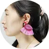2 styles de styles boucles d'oreilles couleurs colorées colorées colorées mignons cardies boucles d'oreilles en forme de flamant pour femmes