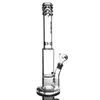 5inches thickness glass Honeycomb bongs with Grace ice notches water pipe 17.5" big bong for smoking hookahs