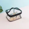 Bolsa organizadora de herramientas de maquillaje a prueba de salpicaduras de agua transparente de PVC, paquete de almacenamiento multifuncional