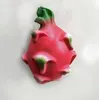 Reçine Buzdolabı Mıknatıslar çocuk Ev DIY Dekorasyon Aksesuarları sticker beyaz tahta 3D Meyve Mangosteen Carambola Buzdolabı mıknatısı