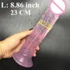 8.9 inch 23 cm lange D: 4,5 cm grote dildo met zuignap seks penis, kunstmatige penis voor vrouw vrouw sex product sex toy c18112801