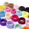 500 teile/los Größe 3 CM Elastische Haarbänder für Mädchen Mode Kind Scrunchie Gum für Haar Zubehör Elastische Haarbänder