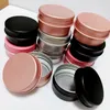 100 x 30 g rose goud schroefdraad aluminium zalf jar 30 ml cosmetische make-up lippenstift lip balsem concealer hervulbare metalen tin pot