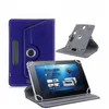 7 "8" 9 "10" universellt läderfodral 360 graders rotera skyddsstativ för universal Android Tablet PC Fold Flip Cases inbyggd kortspänne