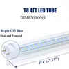 18W 4ft LED Işıklar 4 ft T8 22W LEDS Tüpler Işık SMD 2835 28W Çift Sıralı Tüpler G13 Floresan Lamba