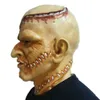 MASCARELLO Realistic Human Face Mask Assustador Zombie Latex Man Máscara de cabeça careca Halloween