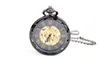 男性のパースペクティブウィンドウタングステンスチールホローメカニカルウォッチローマの機械的懐かしい時計