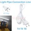 Fil de câble de connecteur de Tube de 180CM 30CM T5 T8 3Pin LED, cordon d'extension de T5 T8 pour l'ampoule intégrée de Tube Fluorescent de LED