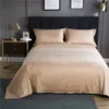 Modern Bed Cover Set Home Decoration Egyptian Cotton Solid Bed Sheet Pillowcases Comfortable Soft Adults Gray Bedspread Set