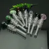 Multi-circle wire skull cooker Glass Bongs Glass Smoking Pipe Water Pipes Oil Rig Glass Bowls Oil Burn