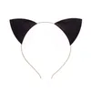 Cat Ears Headband Cute Lovely Glitter Cat Ear Headwear Glitter Hair Bands Headbands Head Hoop Clasps LX1407