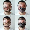 Camouflage-Gesichtsmaske, Vollgesichtsschutzmasken, Getränke, Stroh, Reißverschlussöffnung, Fahrradmaske, Camo-Schutzgesichtsschutz, OOA8158