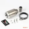 Sistema de tubo de silenciador de escape de aço inoxidável de 38 mm 51 mm para motocicleta sem DB Killer Silp para Yamaha R6 ZX6R 10R Z750 800286j