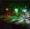 LED Solar Powered Lamp Garden Path Stake Lanterns Lamps LED Diamond Lawn Light Pathway Garden Decorations Outdoor Street Yard Light D1059