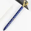 Bola de cristal Plumas Bolígrafo muchacha de la manera diamante grande bolígrafos bolígrafos para Stationery Office Supplies Escuela G639