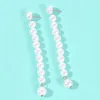 Mode – Perlen-Ohrringe für Damen, Luxus-Designer-Perlen, lange baumelnde Ohrringe, westliche Mode, weißer Schmuck, Liebesgeschenk