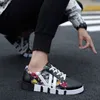 Dames heren lederen canvas vrijetijdsschoenen zwart wit platform designer sporttrainers sneakers zelfgemaakt merk gemaakt in China maat 35-44