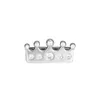 2018 Nya reflektioner Crown Clip CZ Charm 100% 925 Sterling Silver Beads Fit Reflections Armband Halsband Gift DIY Jewelry8520542