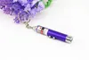 2 In1 Rode Laser Pointer Pen Sleutelhanger met Witte LED Lichtshow Draagbare Infrarood Stick Grappige Plagen Katten huisdier Speelgoed Met Retail Pakket