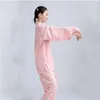 Kadın Wushu Kung Fu eşofman Çin Tarzı geleneksel Tang takım unisex dövüş sanatları Tai Chi Üniforma Egzersiz Giyim setleri setleri