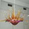 Murano Glass Flower Chandelier Italy LED Pendant Light Living Room Furniture Art Deco Hand Made Blown Glass Chandelier Lighting