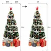 Presente da árvore 3d etiqueta do Natal a porta está presa pode A caminho Water Wall Sticker Quarto A Sala Diy Wallpaper 004