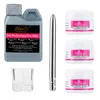 Portable Nail Art Set Kit 3st Acrylic Liquid Powder 1st Nail Art Pen 1st Clear Glass Dappen Dish Manicure Tools Set4667314