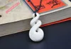 Fashion-t Sale New Zealand Maori Handmade Carved Ox Bone Necklace Infinity Twisted Pendant Womens Mens Hawaii Surfer Style Choker