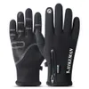Zimowe wodoodporne rękawiczki dotykowe Antypoślizgowe Zipper Rękawiczki Mężczyźni Kobiety Jeździecki Narciarstwo Ciepłe Fluff Wygodne Rękawiczki Zagęszczanie