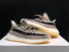 Newest Earth Sport Sneakers Yeezreel Reflective Butter Sesame Blue Tint B37571 beluga 2.0 Semi Frozen men shoes women Running Shoes