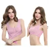 Intimo da donna Camisoles Lingerie sexy Pizzo Fibbia laterale incrociata Wireless Push Up Reggiseno sportivo per il sonno traspirante Bralette