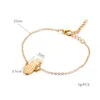 Euramerican stil ananas anklet armband guld färg mode fot smycken tillbehör härliga strand anklets för kvinnor