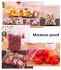 100pcs/pack High Clear PE Zip Lock Bags Reclosable Plastic Sugar Candy Dried Fruits Powder Books Gifts Cookies Pouches