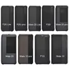 PU Leer Hard PC Window View Smart Flip Cases voor Huawei P10 P20 P30 40 Pro lite Mate 30 Telefoon cover