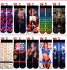 Popular designer 3d socks men women kids cotton skateboard printed hip hop Custom design 100pcs=50pairs