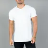 2019 T-shirts Ajustement sec Hommes T-shirt Style de compression Sleeve Sleeve Fitness Maillot Collant Homme Sport Kostium Hommes