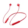 Nyaste Trådlös Bluetooth V4.1 Hörlurar 3D Stereo Headset Neckband Sport Earputs Bass In-Ear Headphones med MIC för iPhone XS all telefon