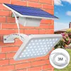 48Led Solar Wall Lights 800lm IP65 5500mAh Split och integrerad väggljussäkerhet med adusterbar belysningsvinkel Remote Control